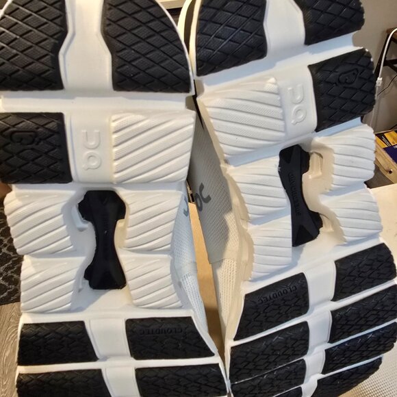 On Cloud X 4 Ivory Black Men's Athletic Shoes 3ME30040791 Size 13 Running Trail - Picture 10 of 11